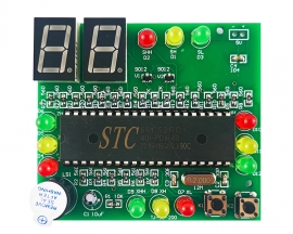 51 Single-chip Microcomputer Traffic Light DIY Kit Intelligent Signal Lamp Electronic Soldering Training Practice kits